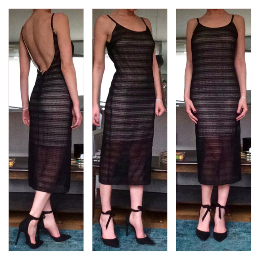 Alice + Olivia Illusion Open Back Dress - Picture 6 of 8